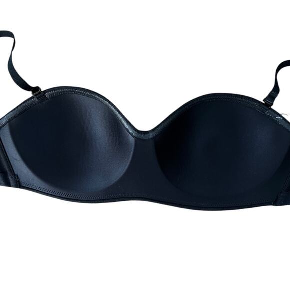 *NWOT Wacoal 854372 Staying Power Wire Free Strapless Black Bra – 32C - Picture 6 of 8